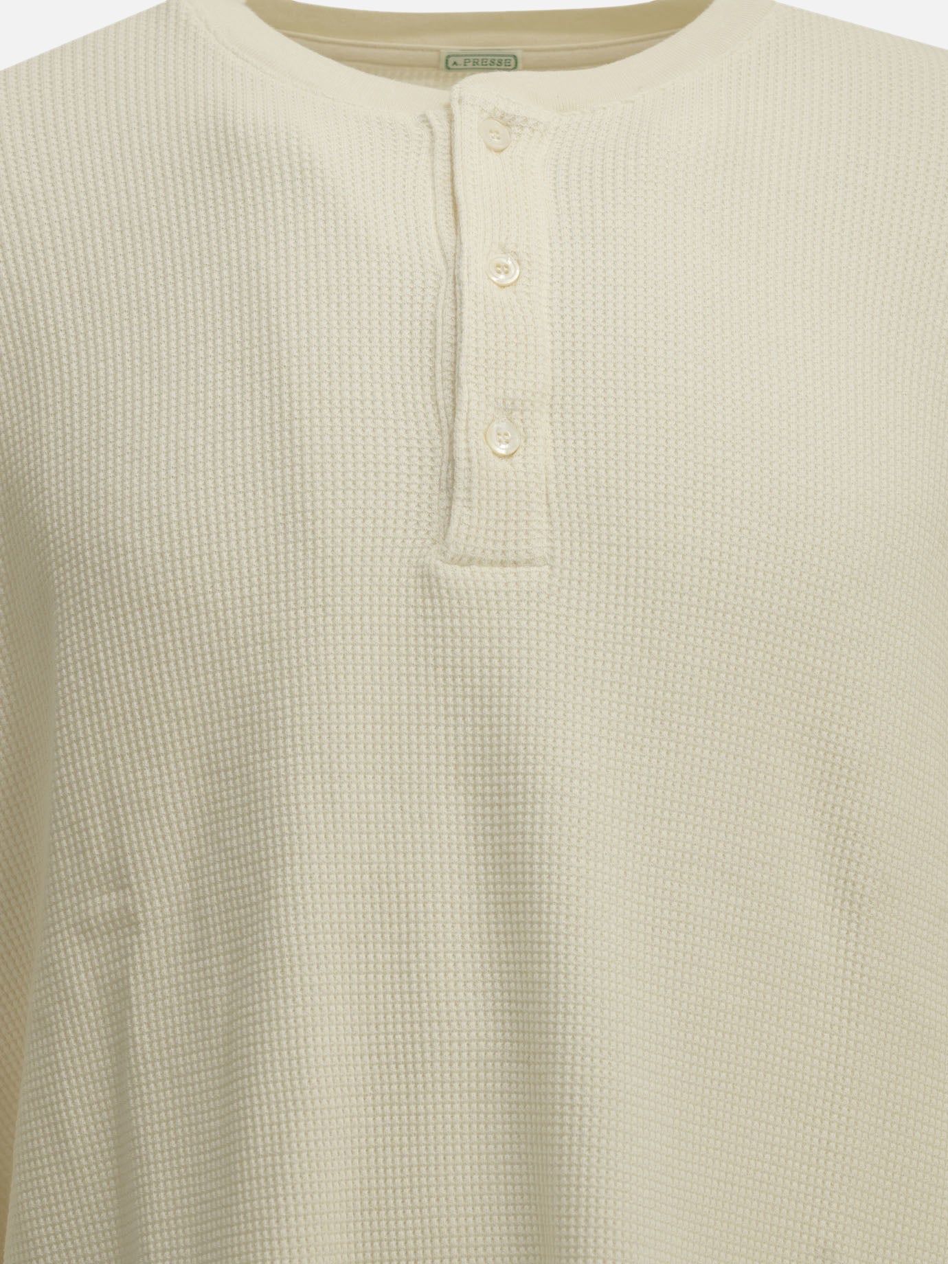 Henley t-shirts Solid colour  White - A.Presse Men | PDP | VIETTI Online Store | Zoom-Modal_3
