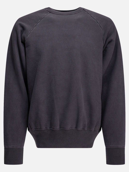 A.Presse "Vintage" Crew-Neck Sweatshirt Purple

