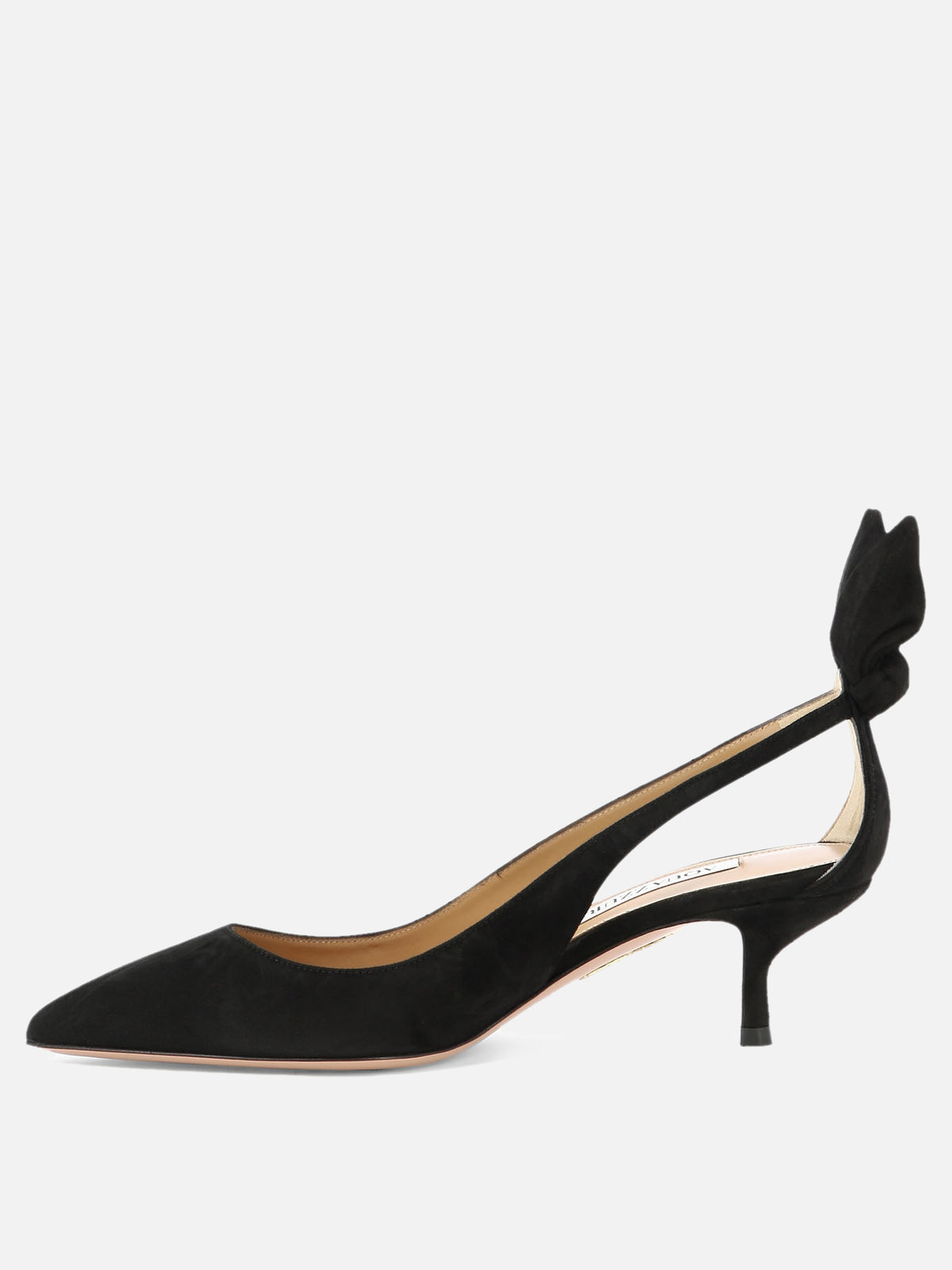 Aquazzura "Bow Tie Pump 50 mm" Décolleté Black

