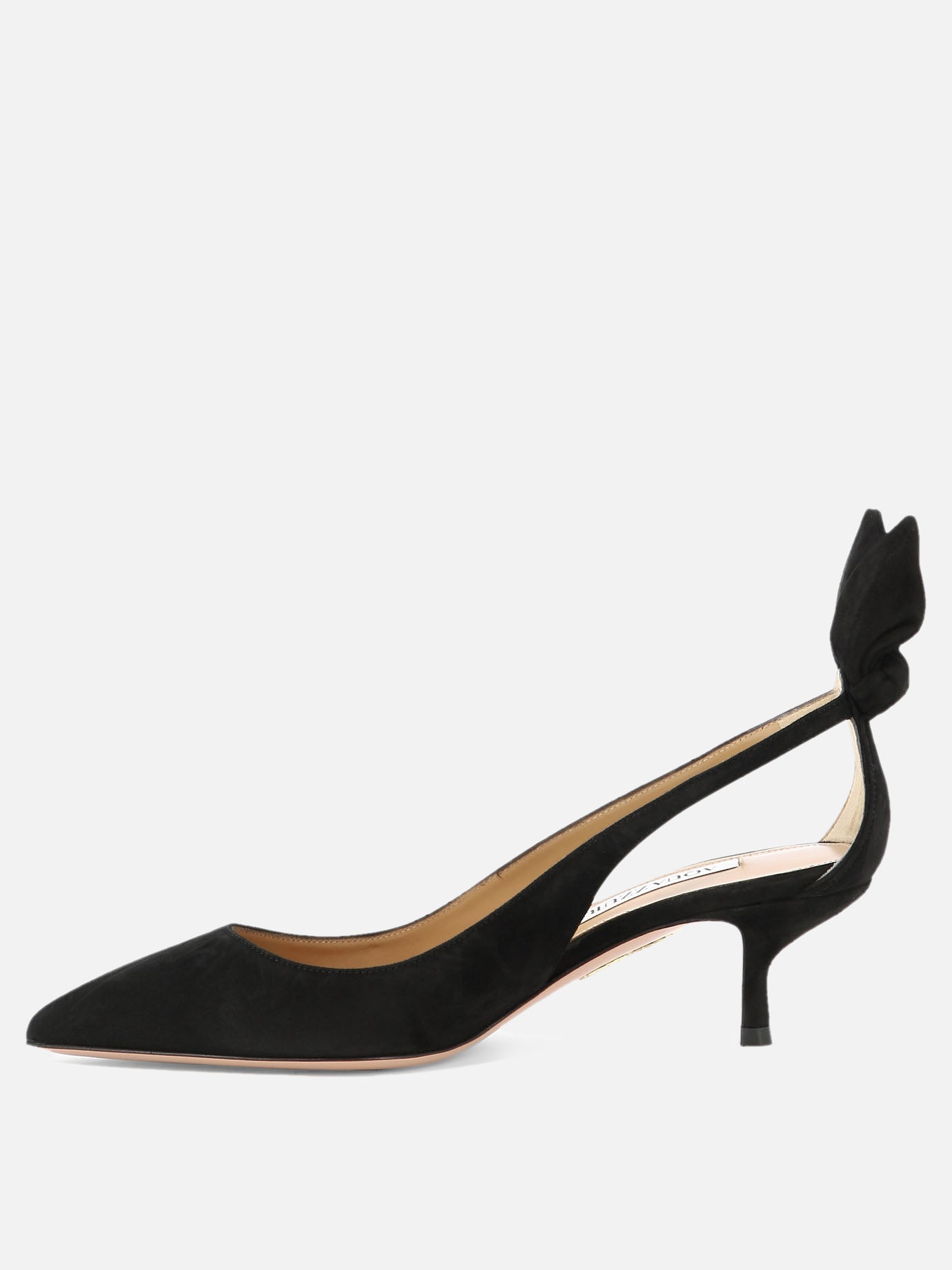 Aquazzura Décolleté "Bow Tie Pump 50 mm" Nero - VIETTI