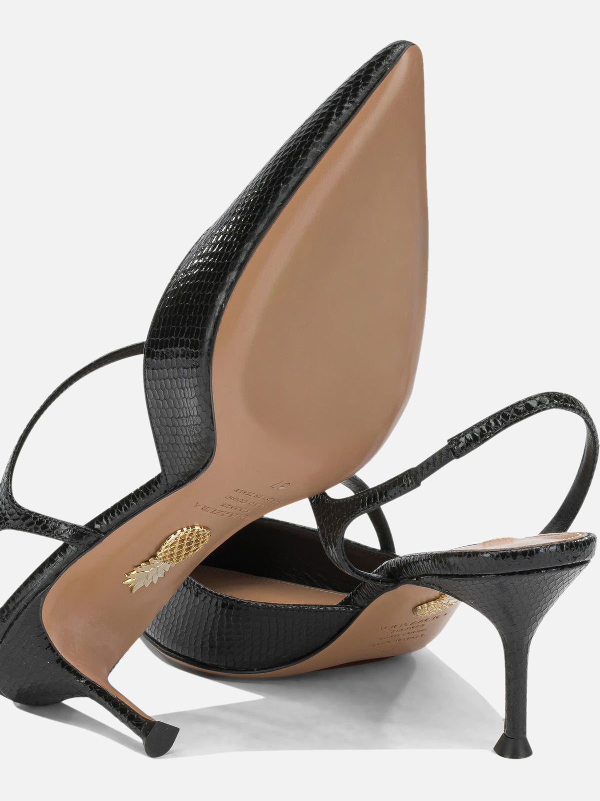 Aquazzura "Dynasty 65MM" Pumps Black - VIETTI