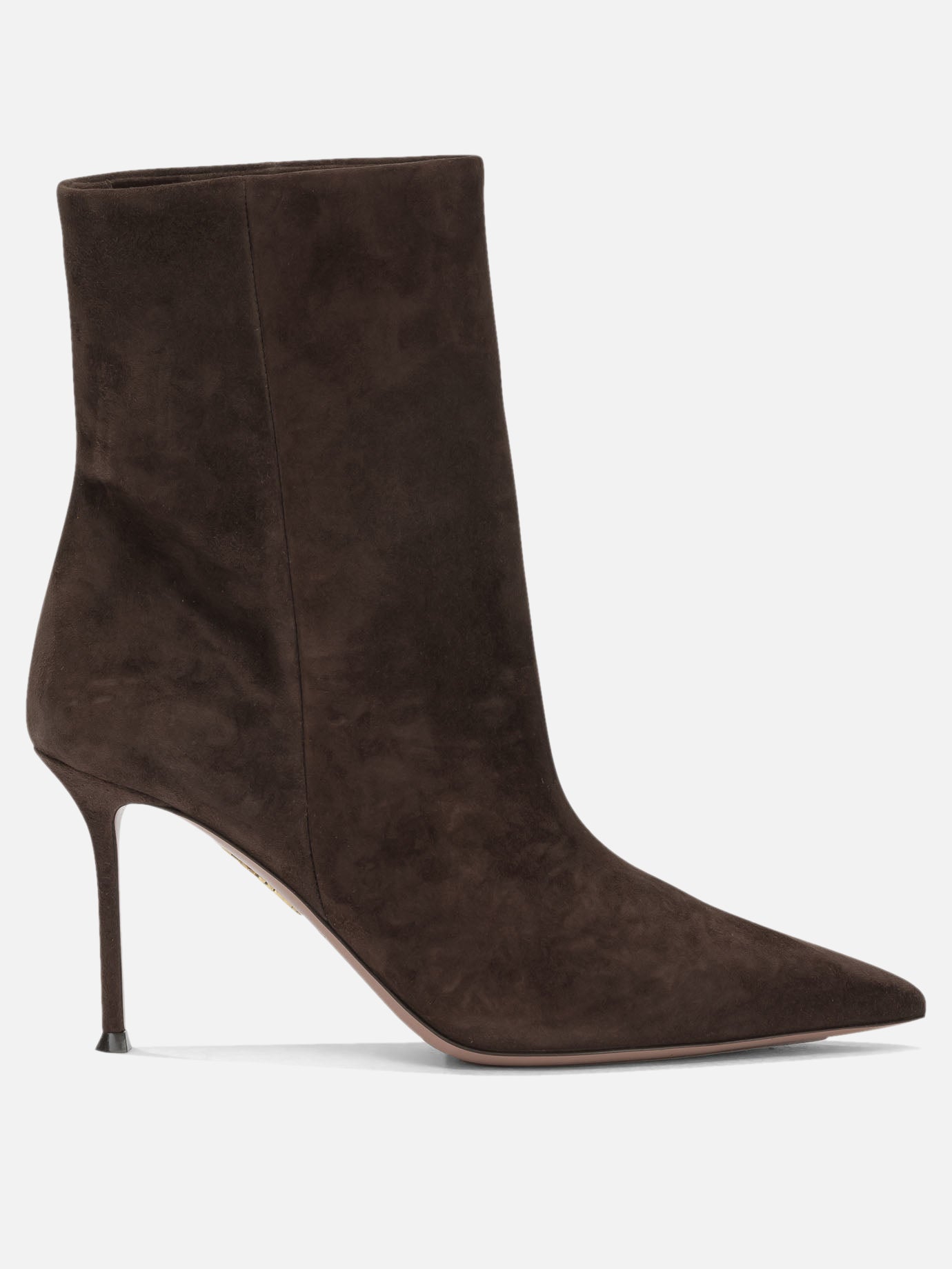 Zipped boots 100% calf leather - 100% calf leather  Brown - Aquazzura Women | PDP | VIETTI Online Store | Zoom-Modal
