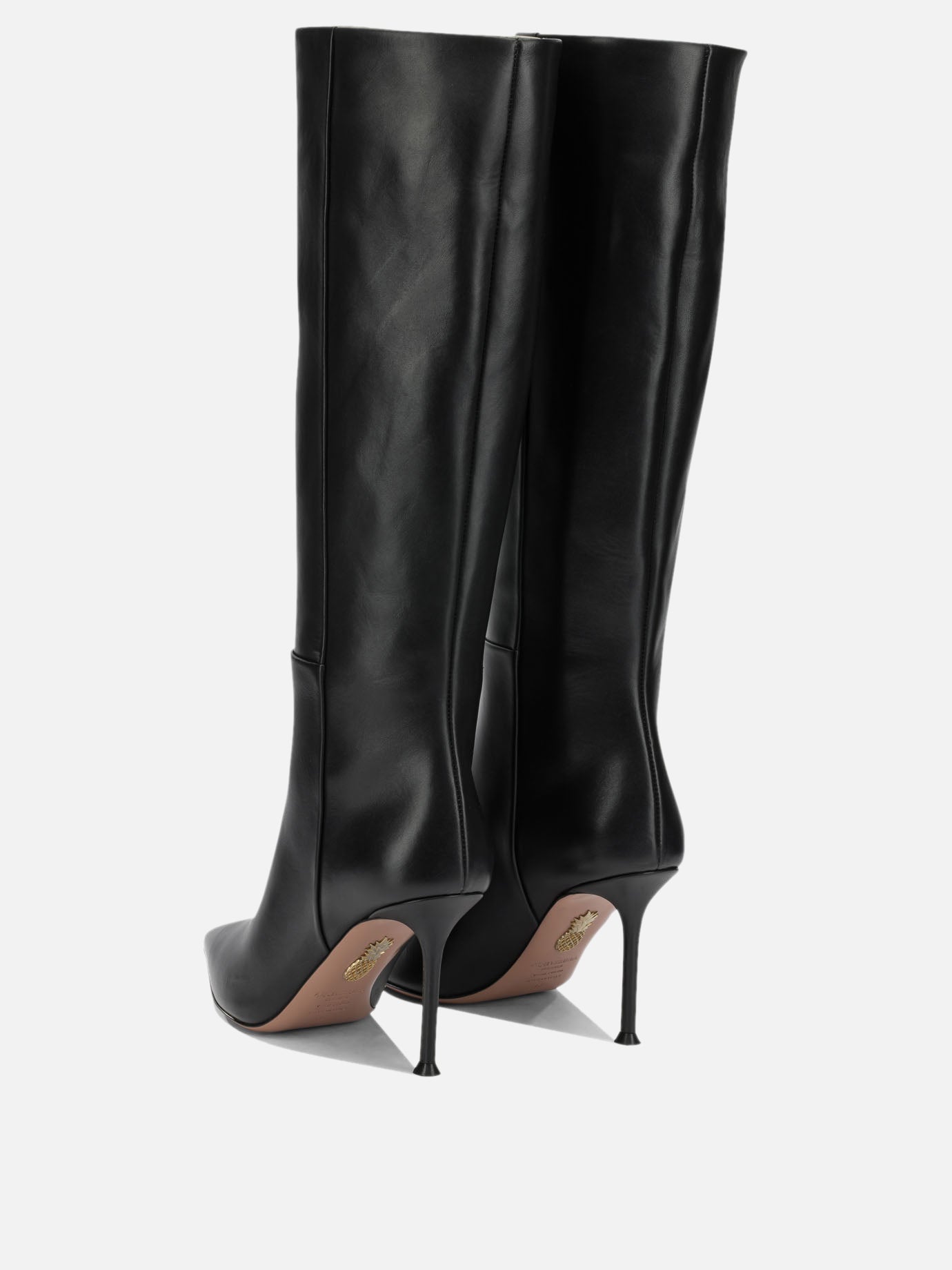 Aquazzura Stivali al ginocchio "Harper 85MM" Nero - VIETTI