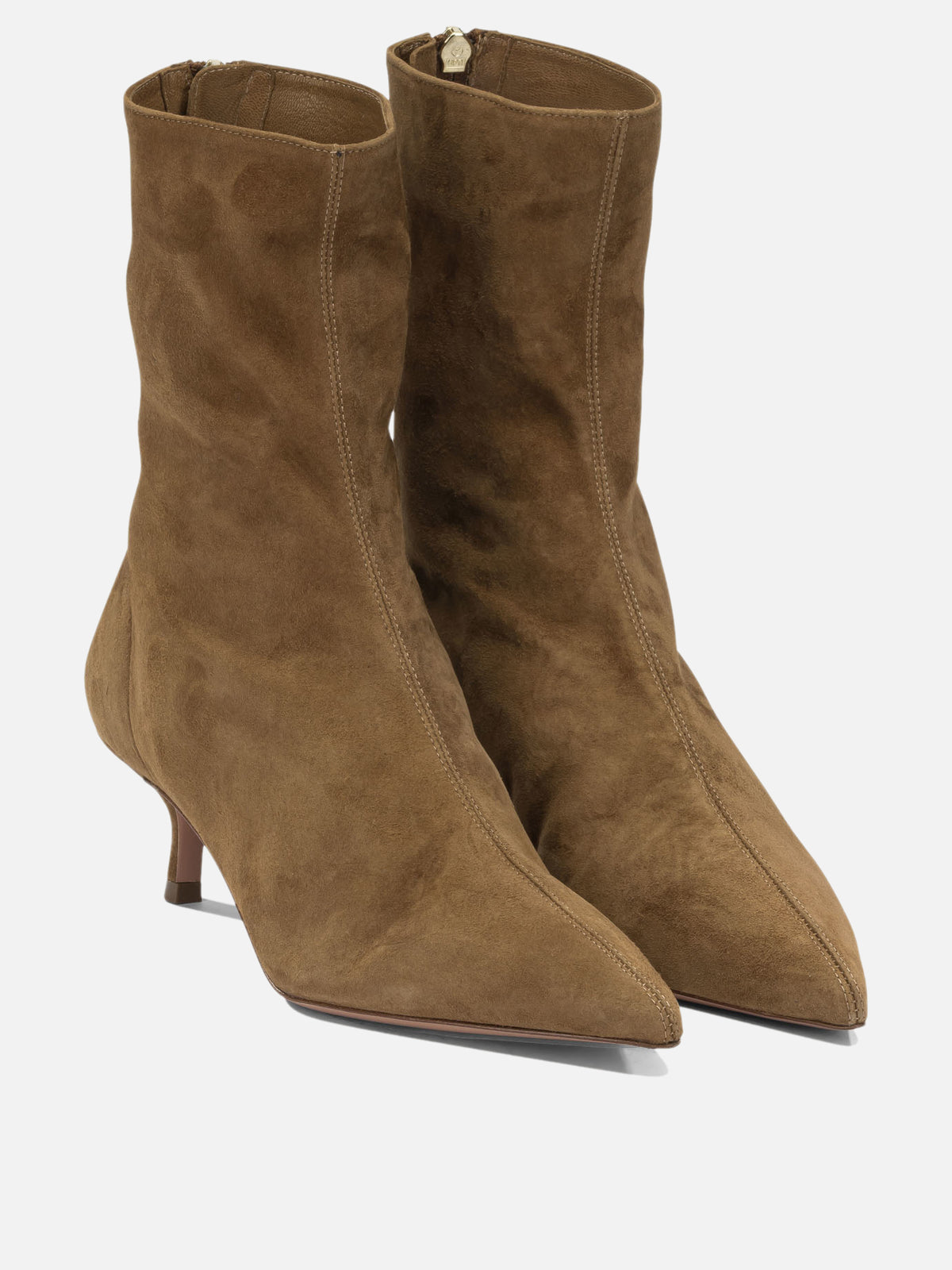 Aquazzura Stivaletti con zip "Montmartre 50MM" Marrone - VIETTI