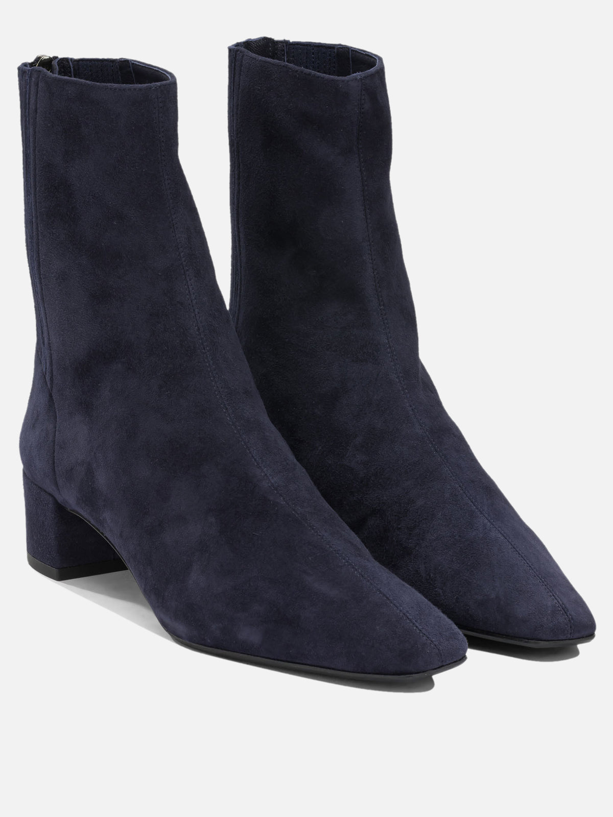 Aquazzura "Saint Honoré 35MM" Ankle Boots with Zipper Blue - VIETTI