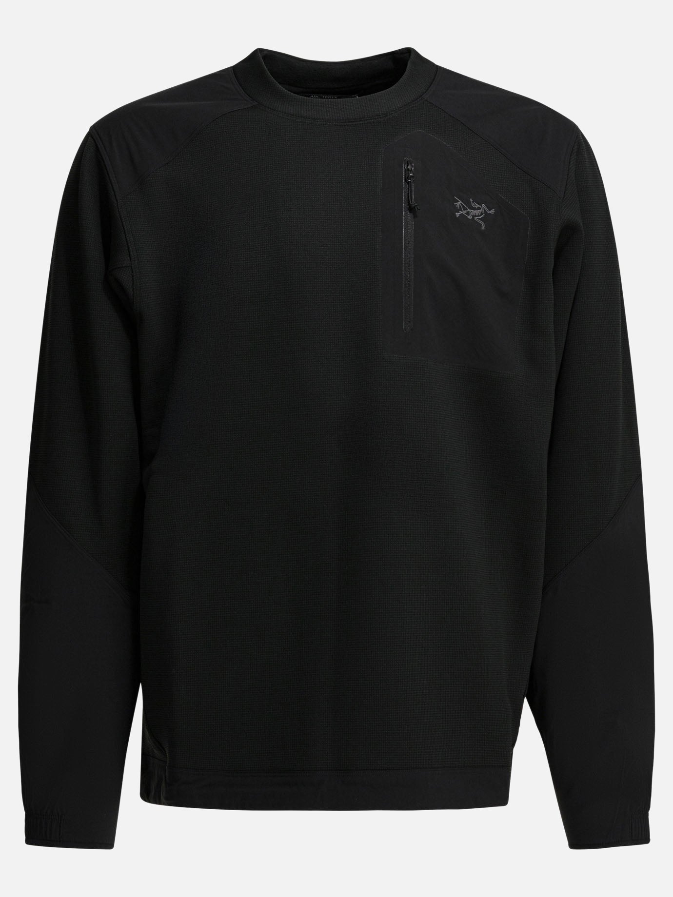 Arc'teryx "Konseal" Crew-Neck Sweatshirt Black - VIETTI