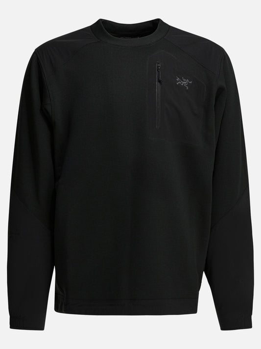 Arc'teryx "Konseal" Crew-Neck Sweatshirt Black

