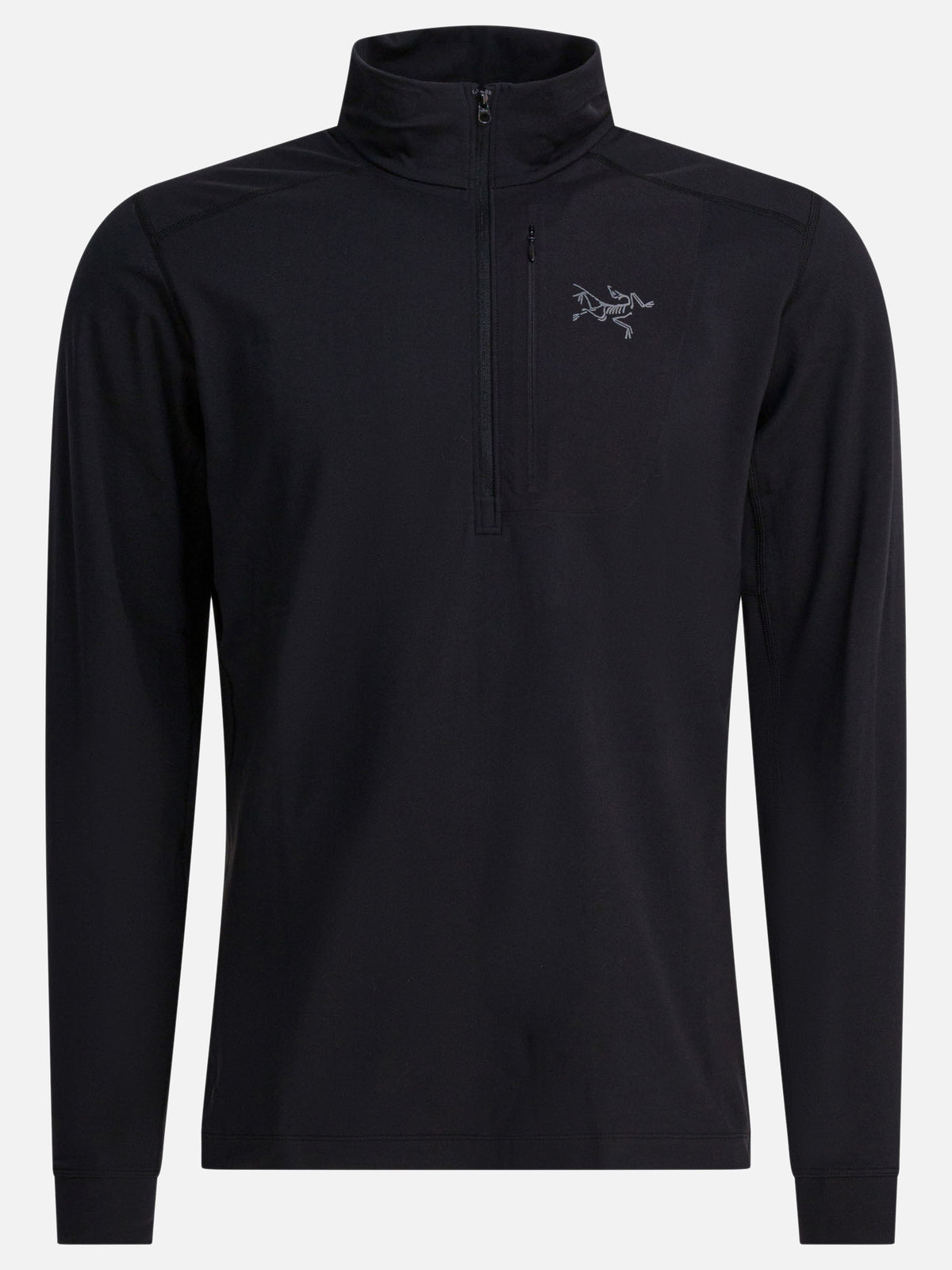 Arc'teryx "Rho LT" Half-Zip Sweatshirt Black

