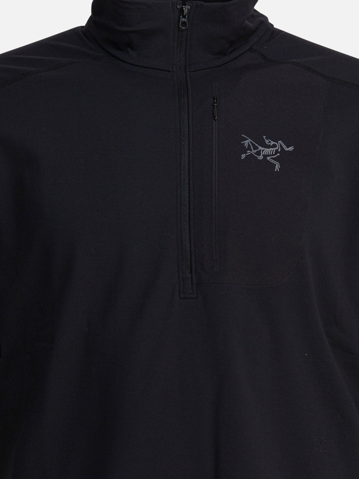 Arc'teryx "Rho LT" Half-Zip Sweatshirt Black

