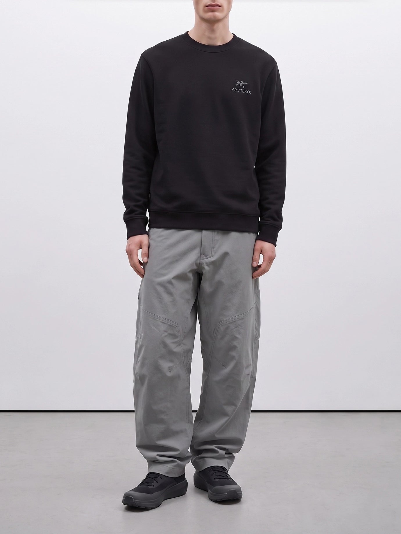 Arc'teryx "Emblem" crewneck sweatshirt Black - VIETTI