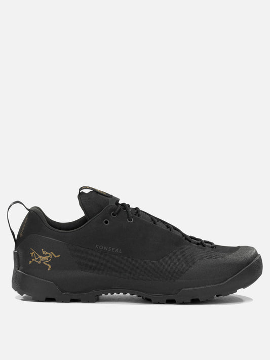 Low top sneakers 100% leather - 100% rubber  Black - Arc'teryx Men | PDP | VIETTI Online Store 

