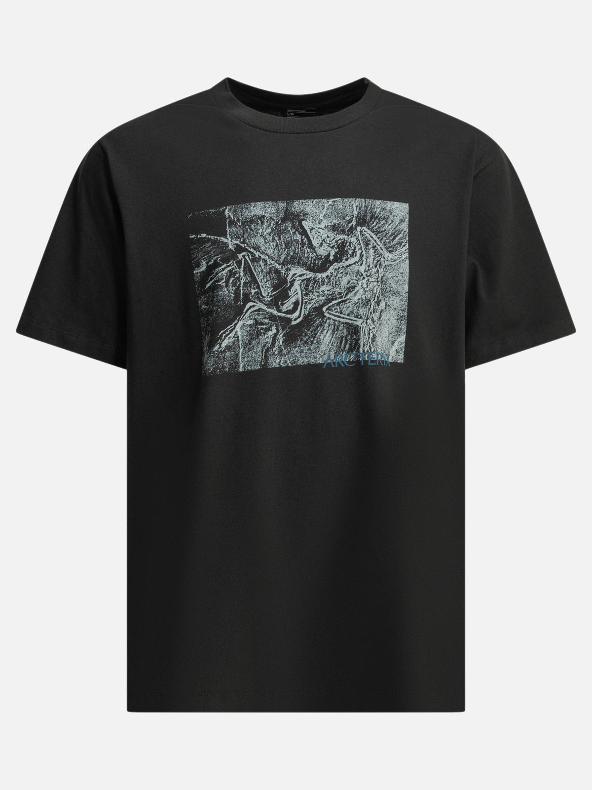 Arc'teryx "Kragg Cotton Lithographica SS" crewneck T-shirt Black

