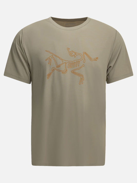 Arc'teryx "Cormac Logo" Crew-Neck T-Shirt Beige

