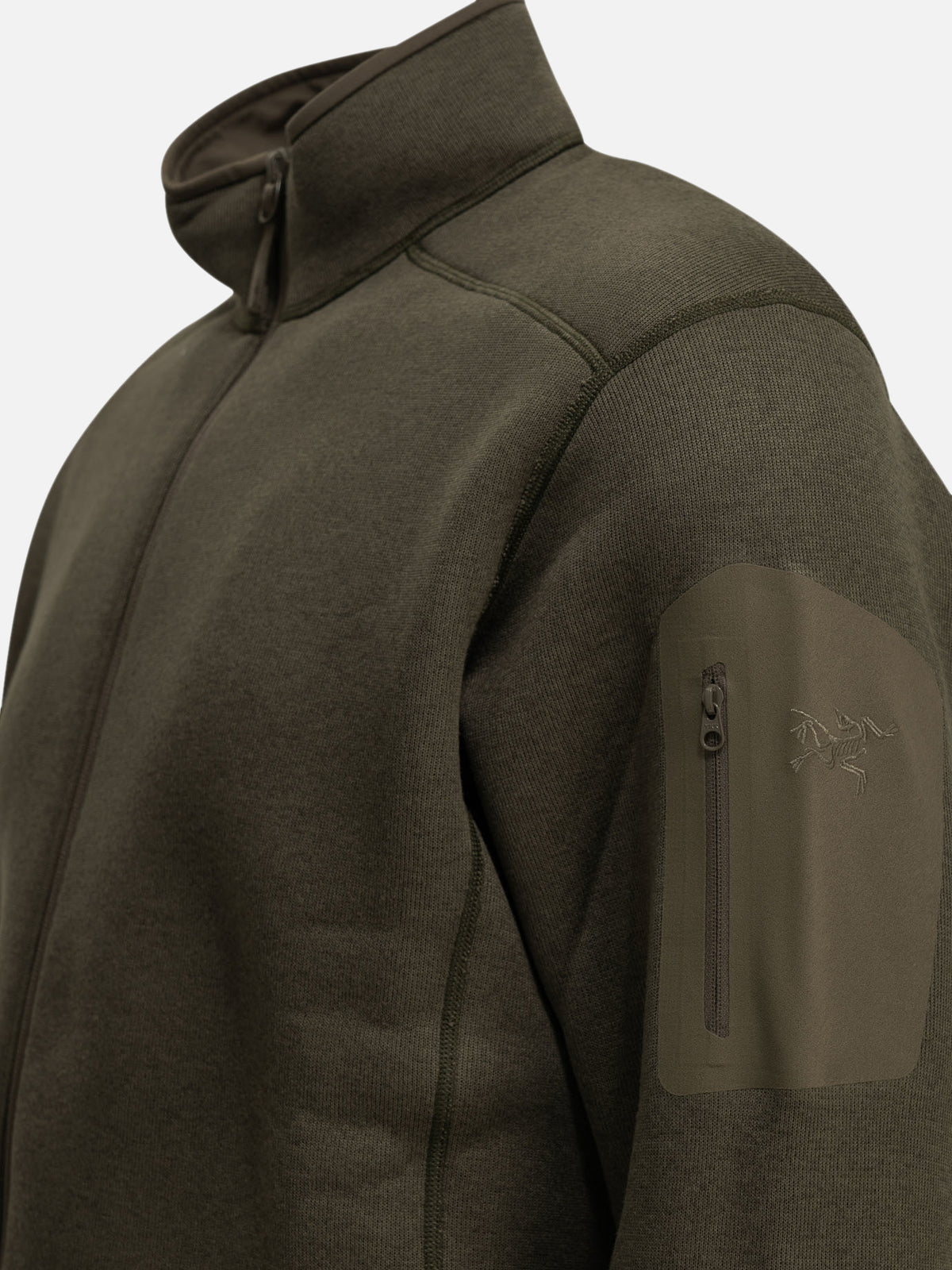 Arc'teryx "Covert" Zip-Up Sweatshirt Green - VIETTI