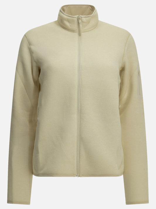 Arc'teryx "Covert" Zip-Up Sweatshirt White

