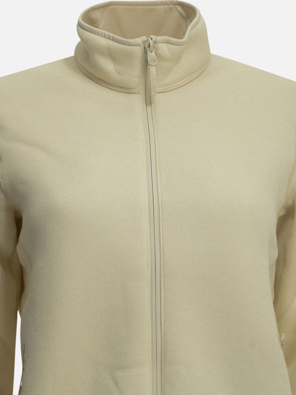 Arc'teryx "Covert" Zip-Up Sweatshirt White


