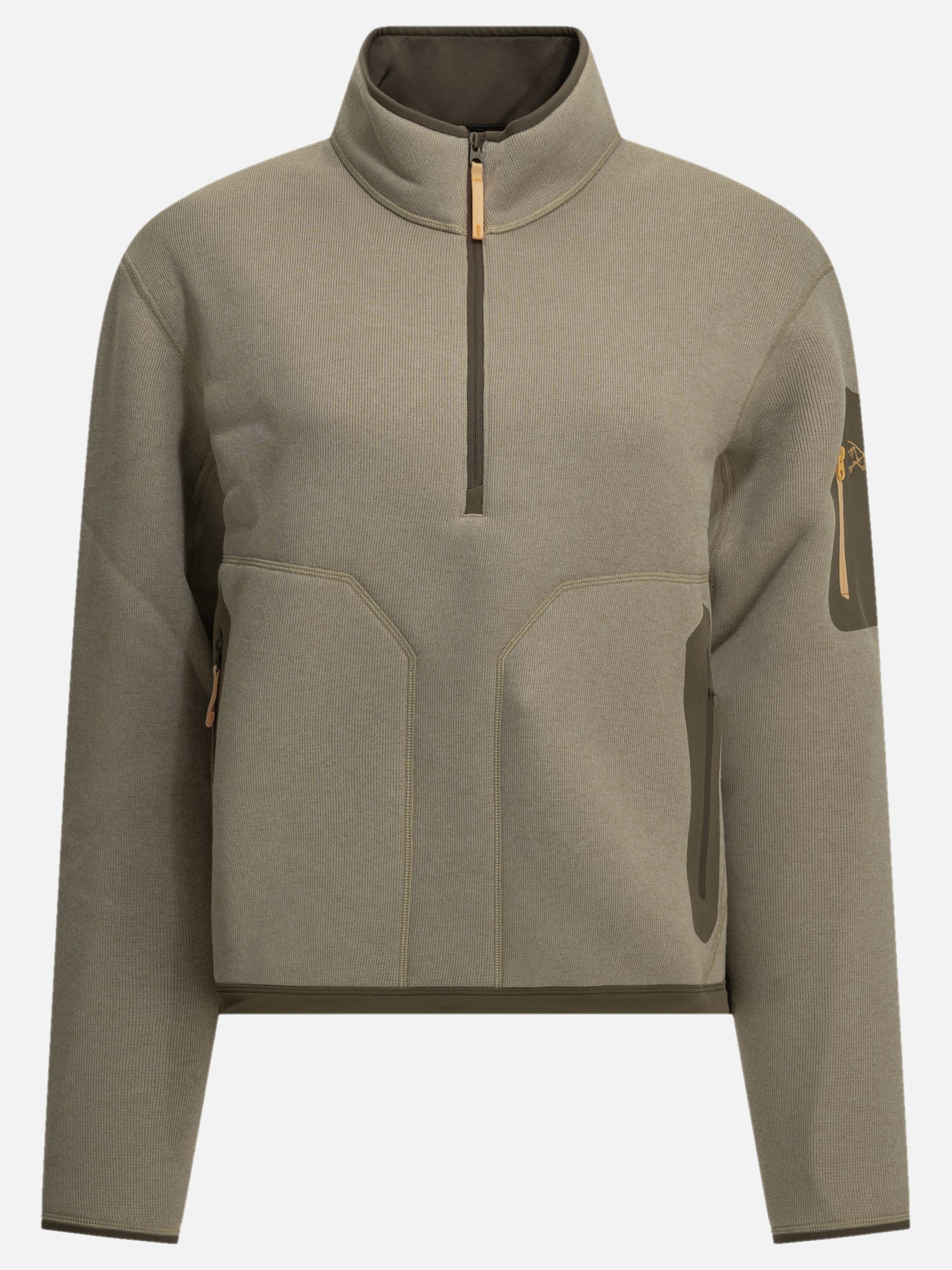 Arc'teryx "Covert" Half-Zip Sweatshirt Beige - VIETTI
