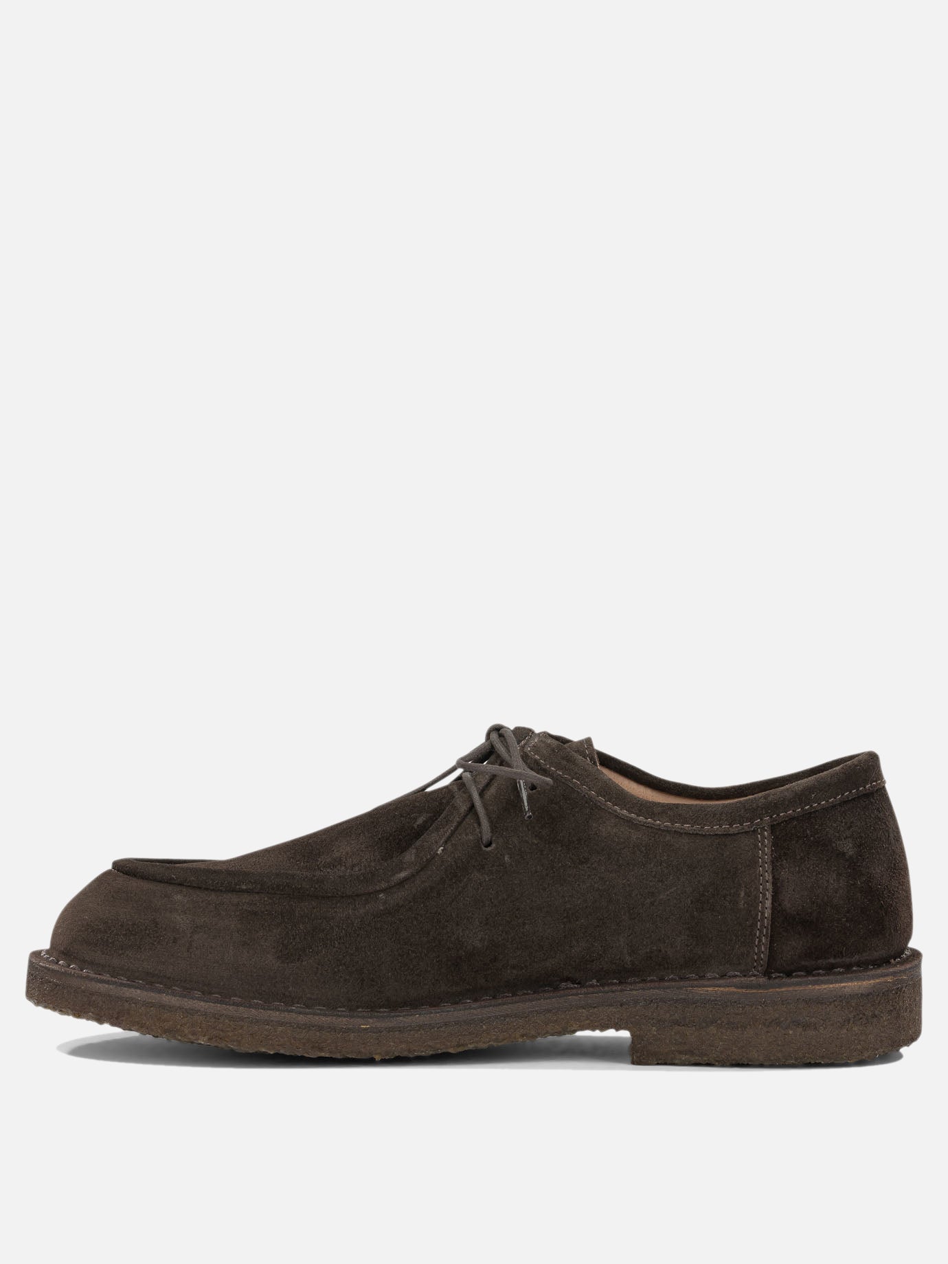 Laced loafers 100% cow suede leather - 100% rubber  Brown - Astorflex Men | PDP | VIETTI Online Store | thumbnail_3