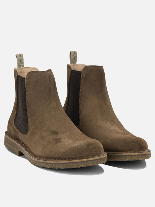 Chelsea boots 100% cow suede leather - 50% leather 50% rubber  Beige - Astorflex Men | PDP | VIETTI Online Store | 2
