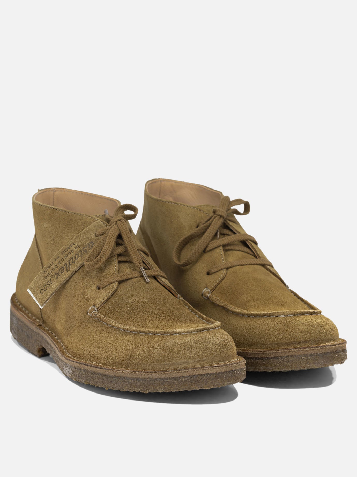 Derby 100% cow suede leather - 100% rubber  Beige - Astorflex Men | PDP | VIETTI Online Store | thumbnail_2