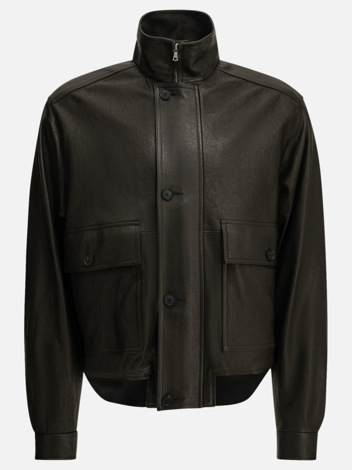 Auralee Leather jacket Black