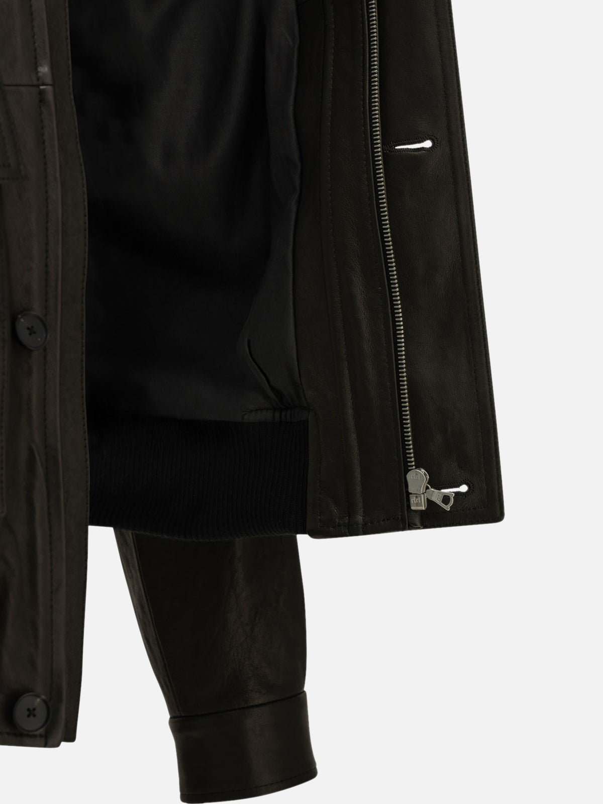 Auralee Leather jacket Black