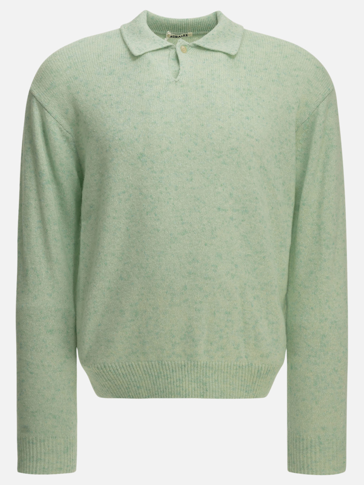 Auralee Cashmere polo sweater Green

