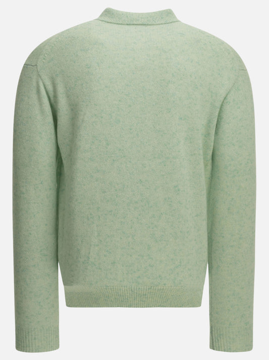 Auralee Cashmere polo sweater Green

