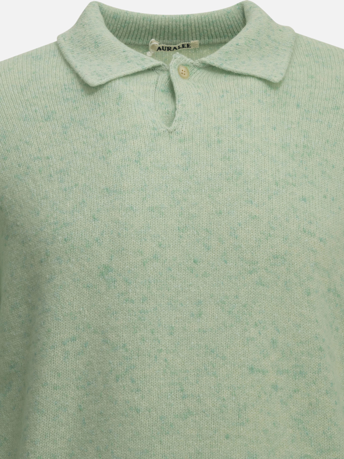 Auralee Maglione polo in cashmere Verde - VIETTI