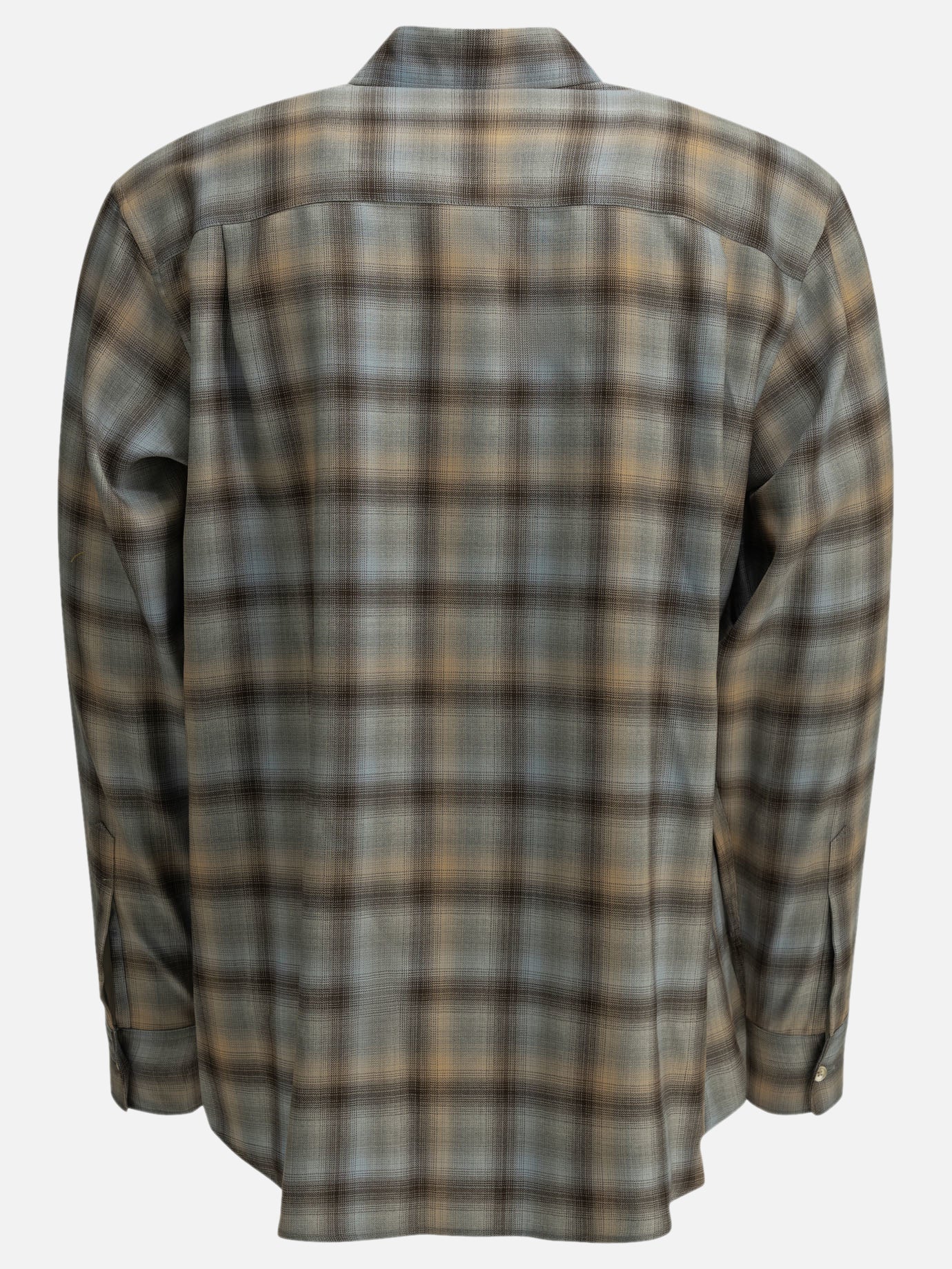 Blu Hour Icon Auralee Casual wool shirt Light blue - Men | VIETTI – Australia (AUD)