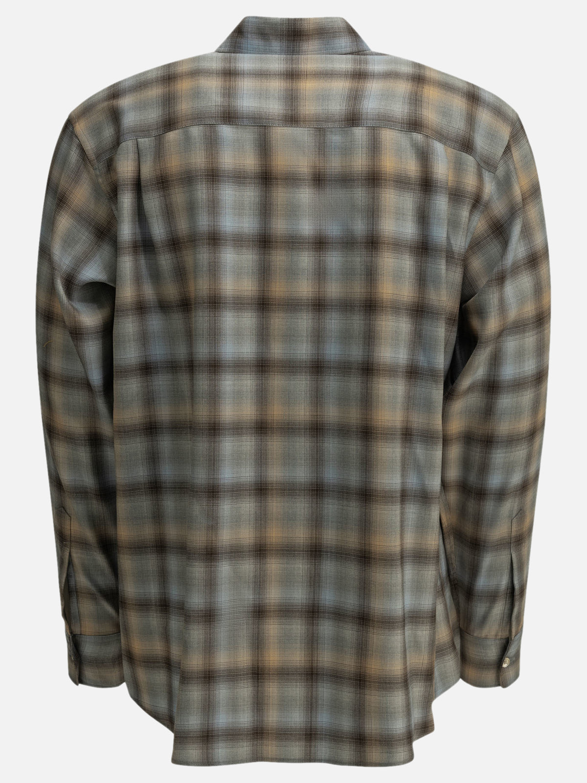 Auralee Casual wool shirt Light blue - VIETTI