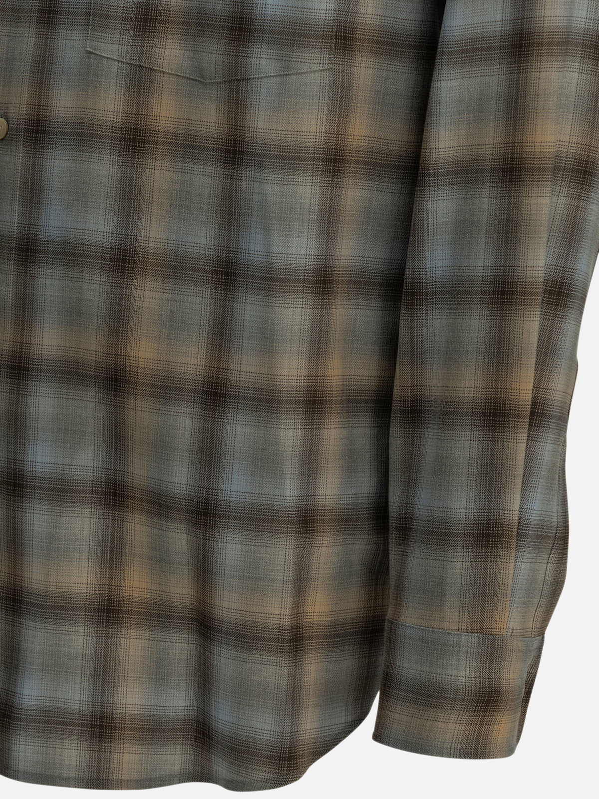 Auralee Casual wool shirt Light blue