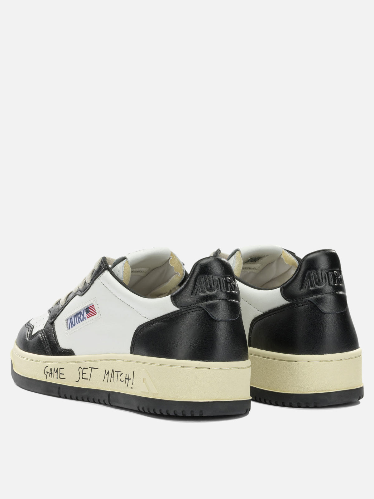 Autry "Medalist Low" Low-Top Sneakers Black

