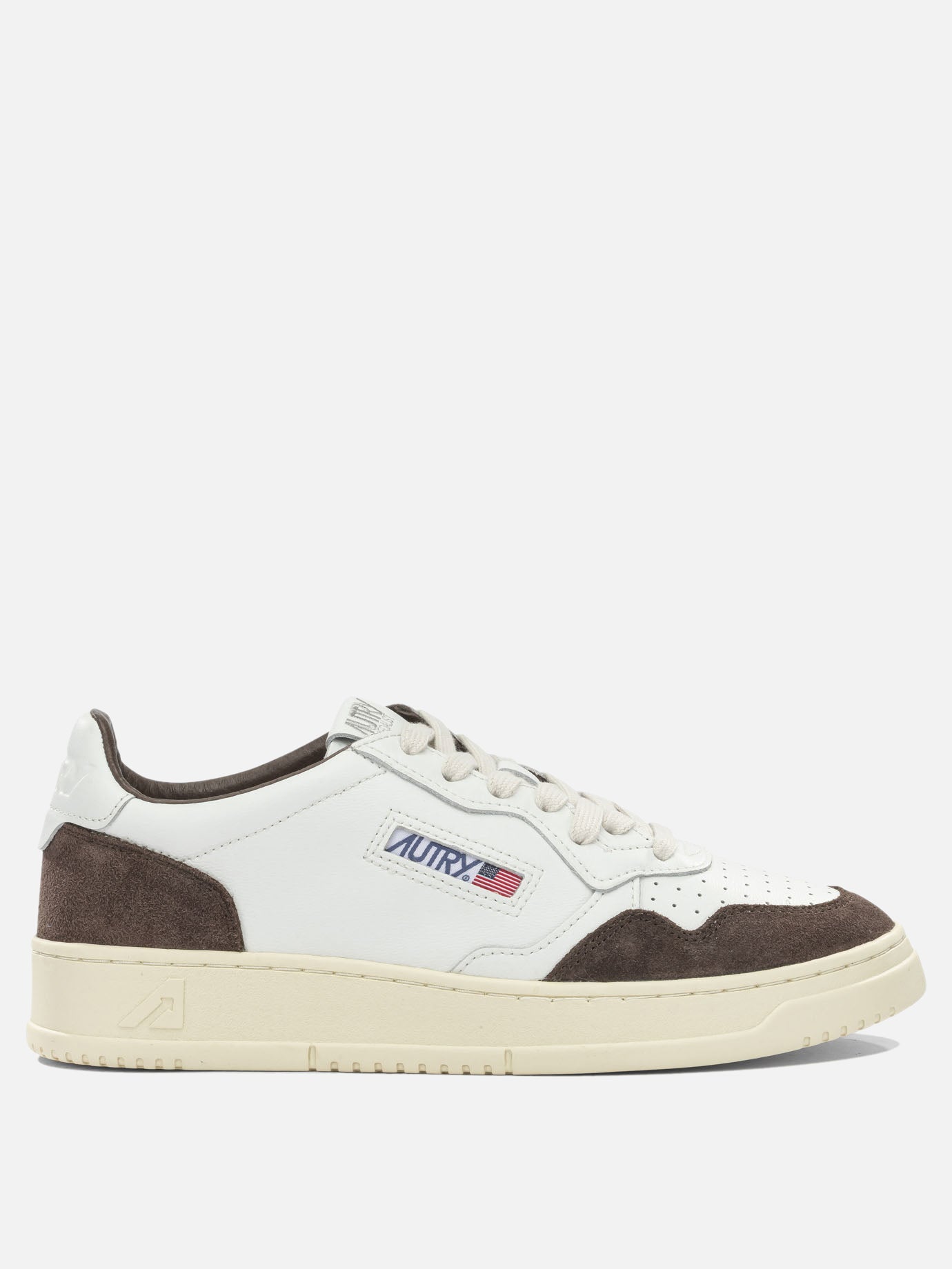 Sneaker basse 70% cow leather 20% suede cow leather 10% nylon - 100% rubber  Marrone - Autry Uomo | PDP | VIETTI Online Store | thumbnail