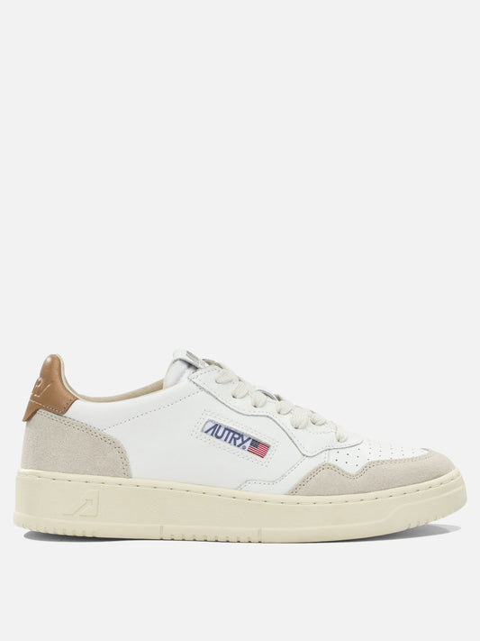 Low top sneakers 90% cow leather 10% nylon - 100% rubber  Beige - Autry Men | VIETTI Online Store 

