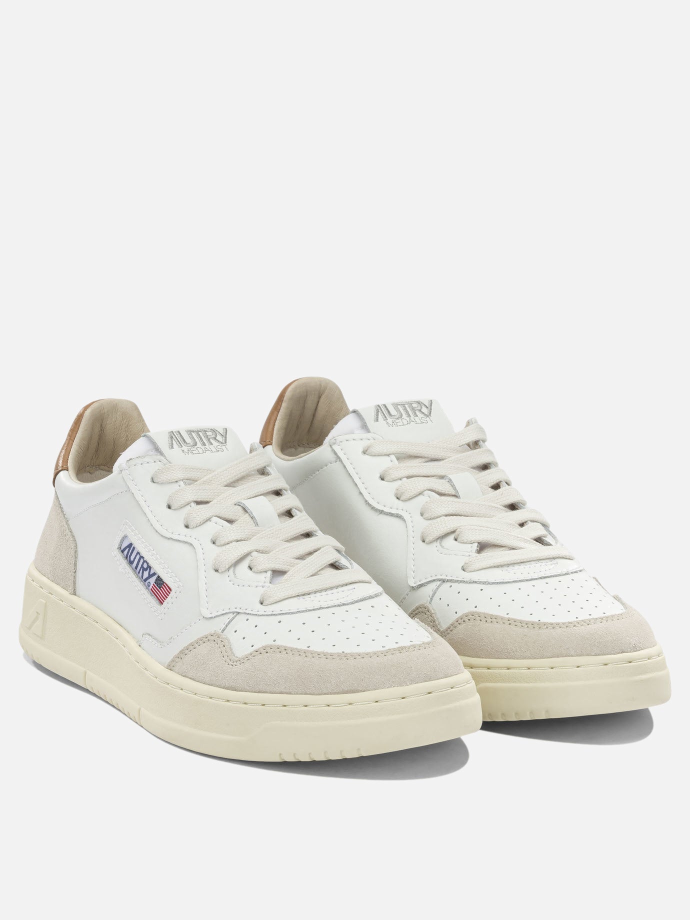 Sneaker basse 90% cow leather 10% nylon - 100% rubber  Beige - Autry Uomo | PDP | VIETTI Online Store | Zoom-Modal_2
