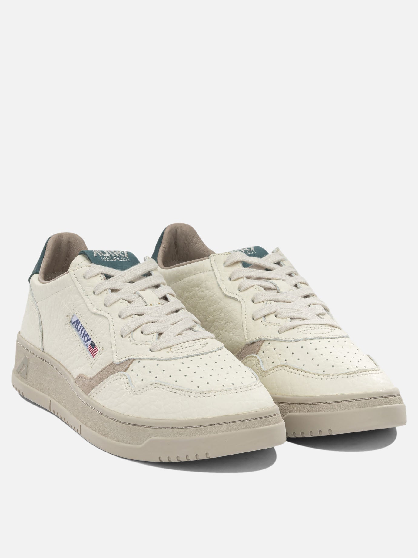Sneaker basse 90% cow leather 10% nylon - 100% rubber  Verde - Autry Uomo | PDP | VIETTI Online Store | thumbnail_2