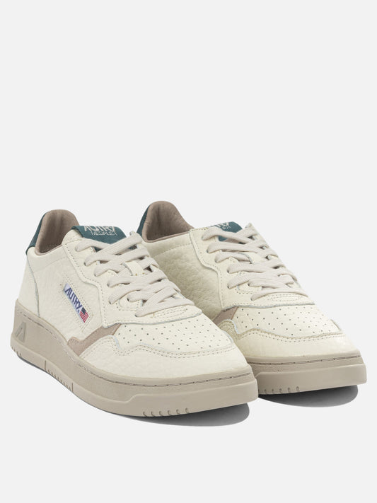 Low top sneakers 90% cow leather 10% nylon - 100% rubber  Green - Autry Men | VIETTI Online Store | 2
