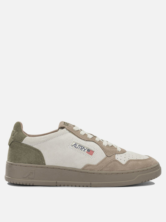Autry "Medalist Low" Low-Top Sneakers Beige

