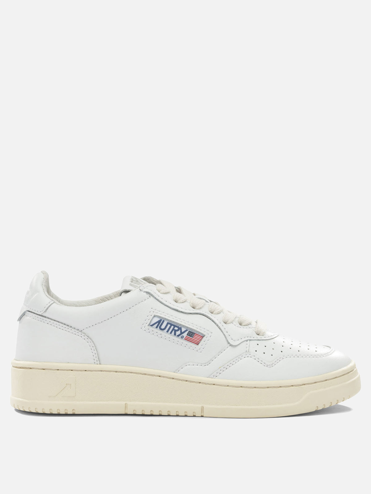 Autry "Medalist Low" Low-Top Sneakers White - VIETTI