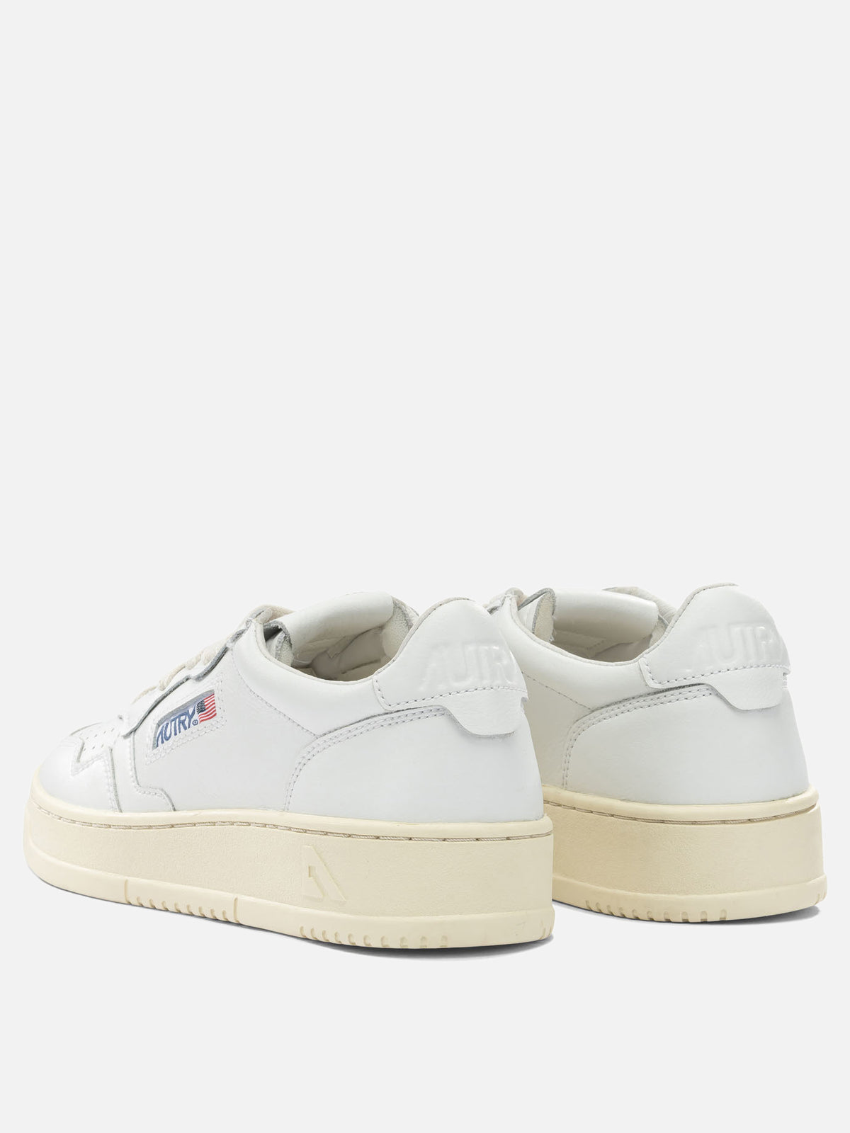 Autry "Medalist Low" Low-Top Sneakers White - VIETTI