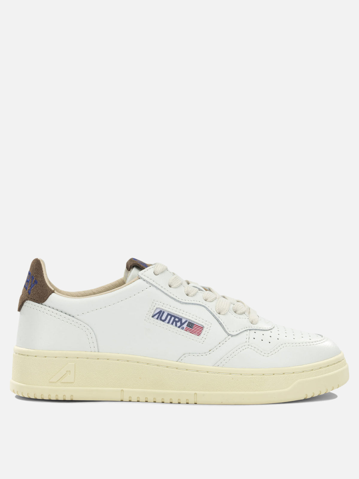 Autry "Medalist Low" Low-Top Sneakers Brown - VIETTI