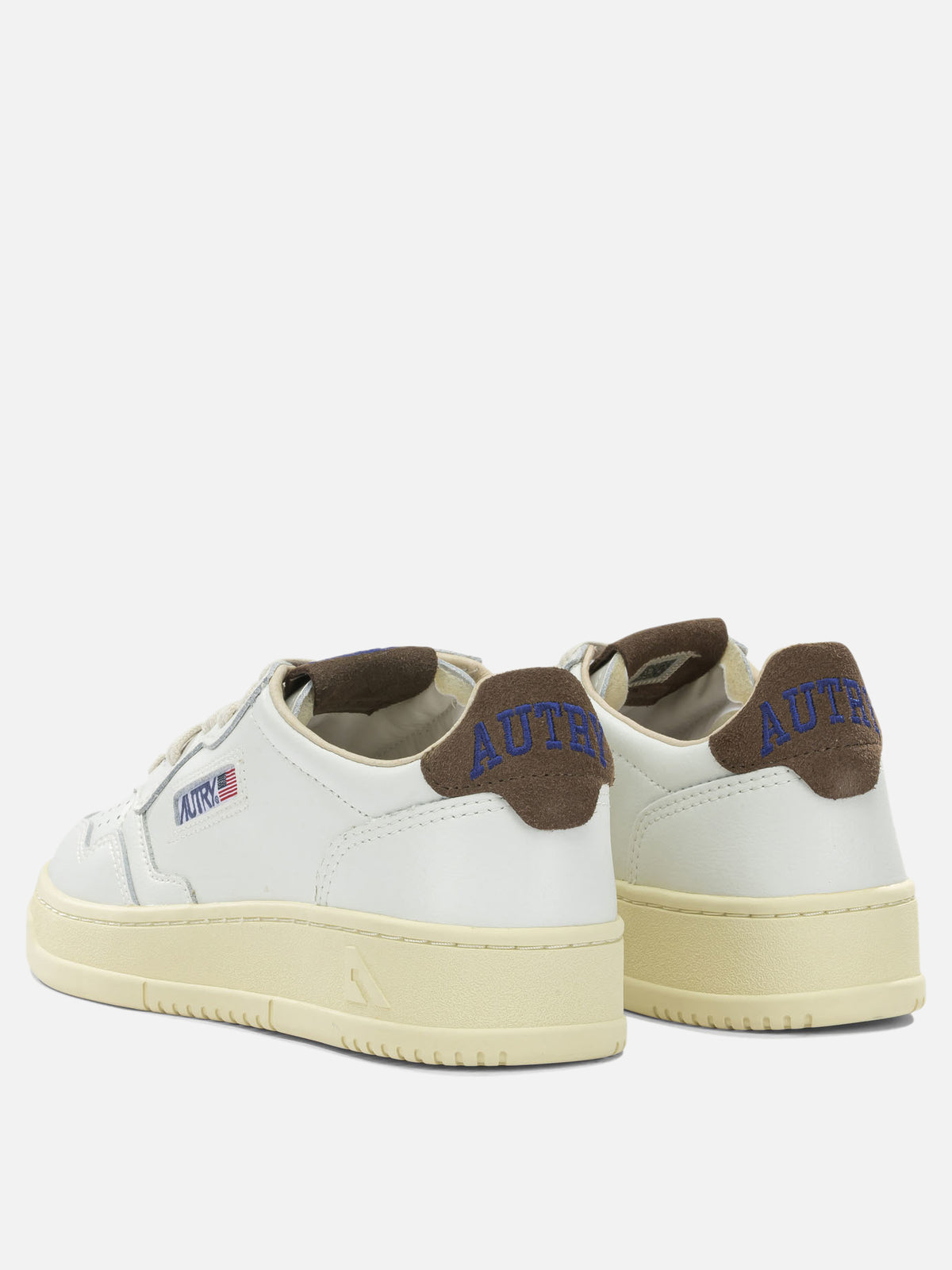 Autry "Medalist Low" Low-Top Sneakers Brown

