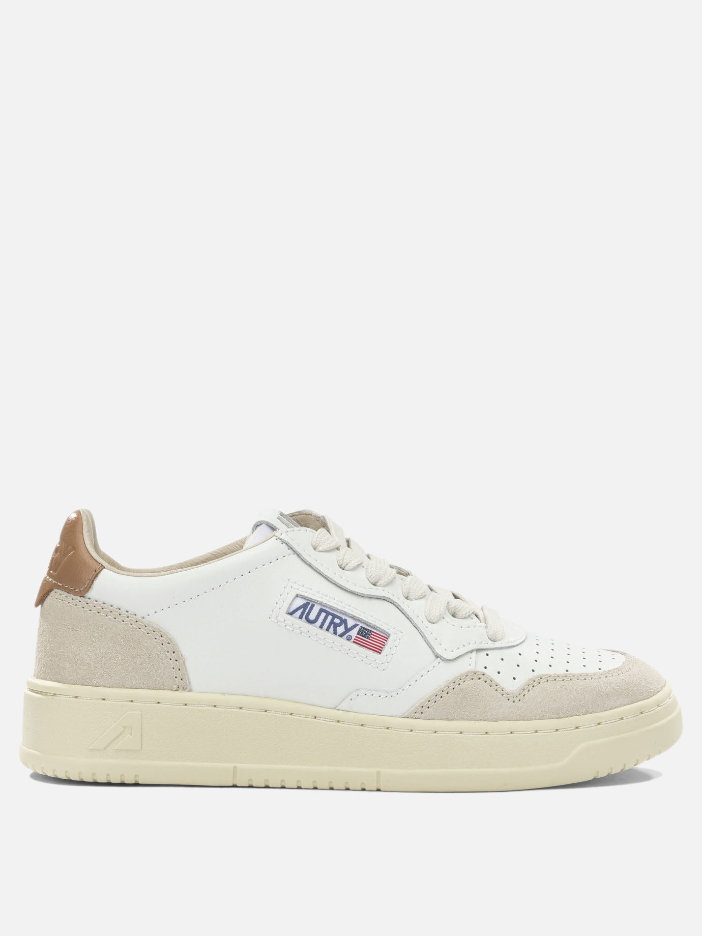 Low top sneakers 70% cow leather 20% suede cow leather 10% nylon - 100% rubber  White - Autry Women | PDP | VIETTI Online Store | thumbnail