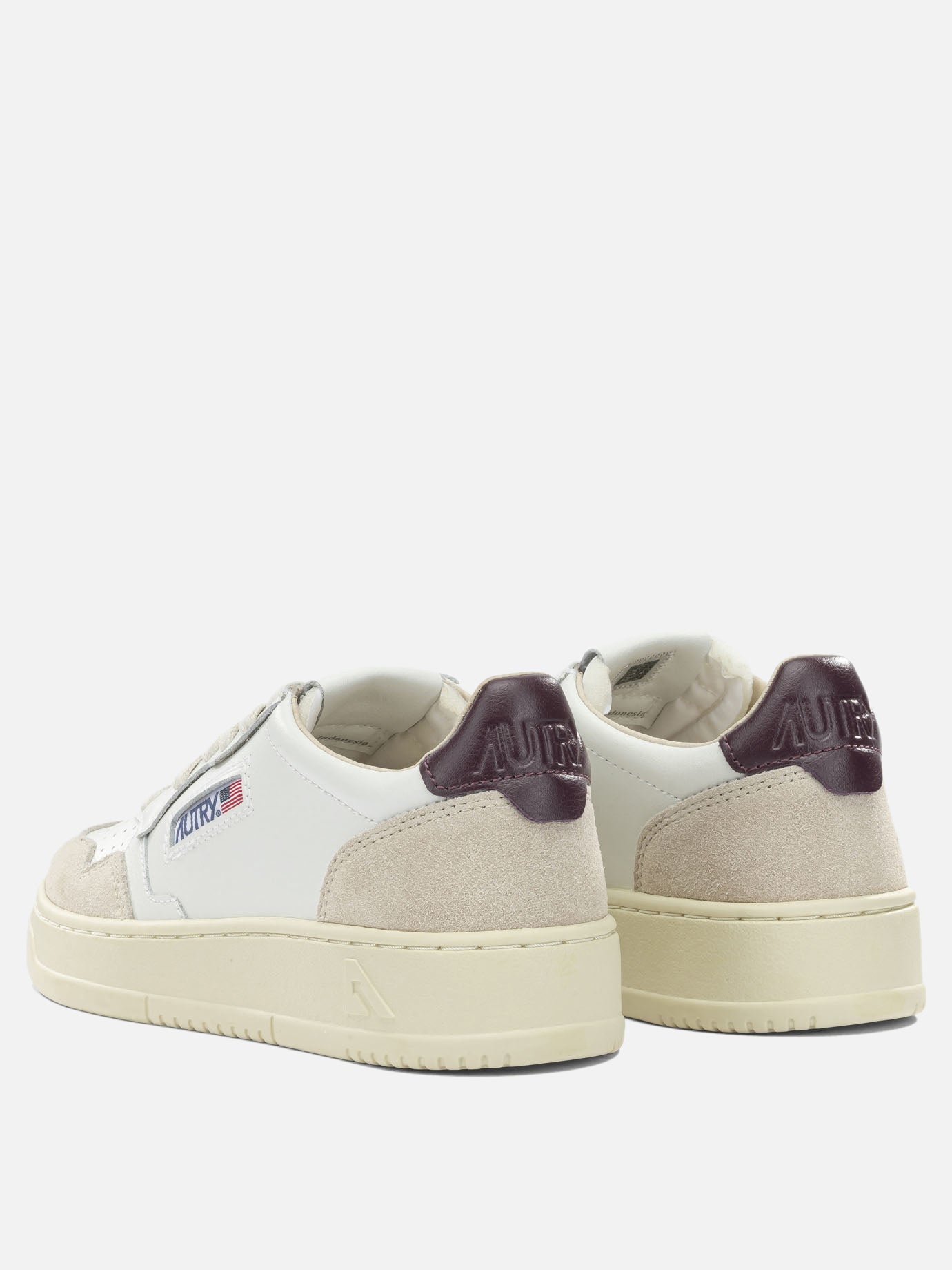 Sneaker basse 70% cow leather 20% suede leather 10% nylon - 100% rubber  Bordeaux - Autry Donna | PDP | VIETTI Online Store | Zoom-Modal_4
