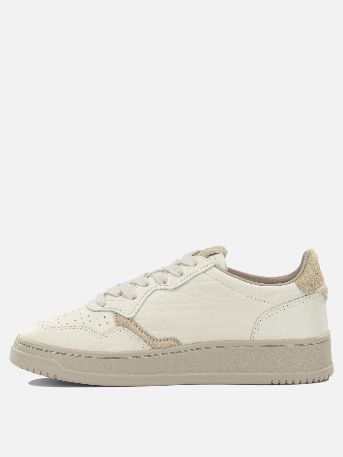 Sneaker basse 90% cow leather 10% nylon - 100% rubber  Beige - Autry Donna | PDP | VIETTI Online Store | thumbnail_3