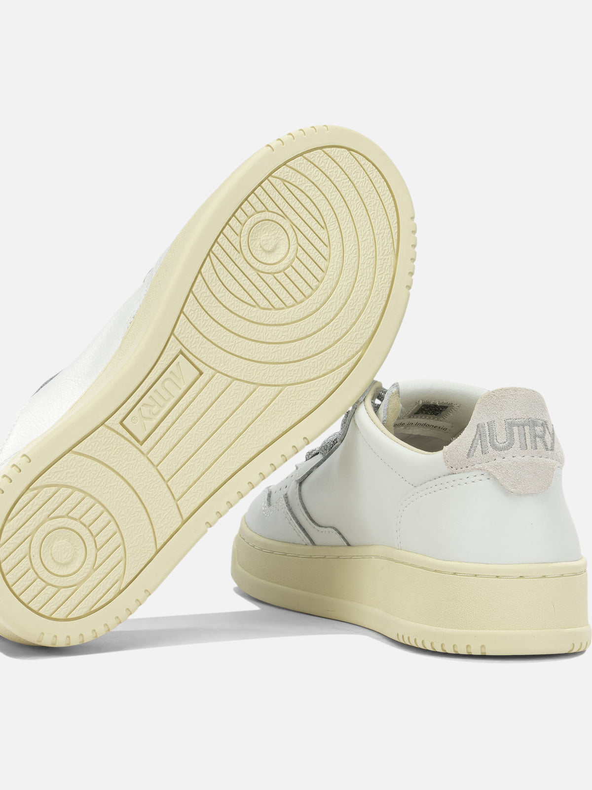 Autry "Medalist Low" Low-Top Sneakers Silver - VIETTI