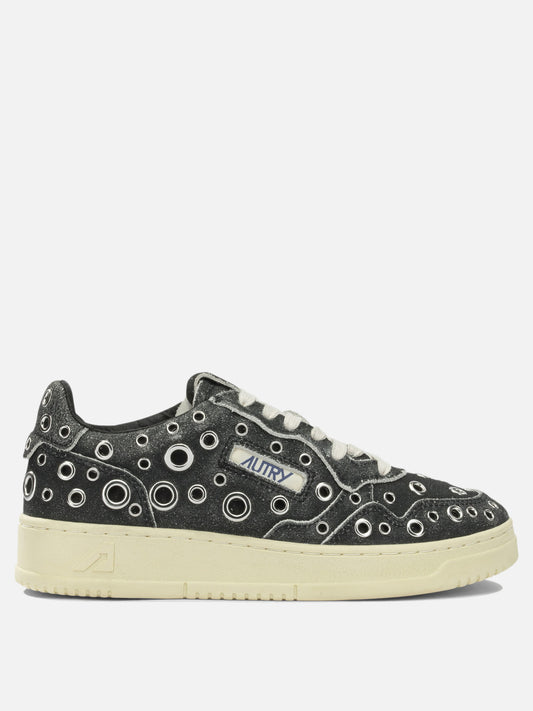 Autry "Medalist Low" Low-Top Sneakers Black

