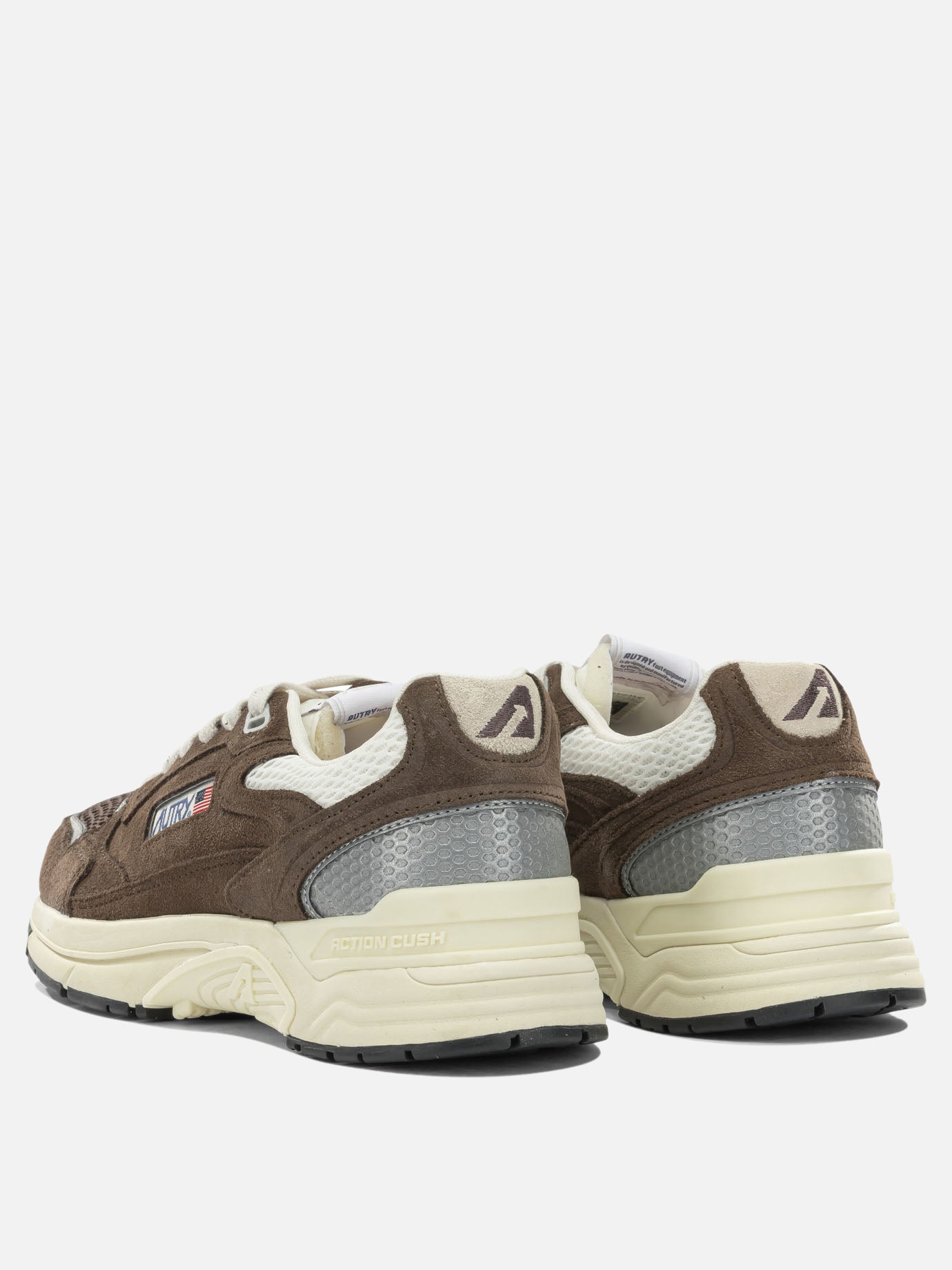 Sneaker basse 70% suede cow leather 15% polyester 10% nylon 5% polyurethane - 40% rubber phylon 40% rubber 20% tpu  Marrone - Autry Uomo | PDP | VIETTI Online Store | Zoom-Modal_4

