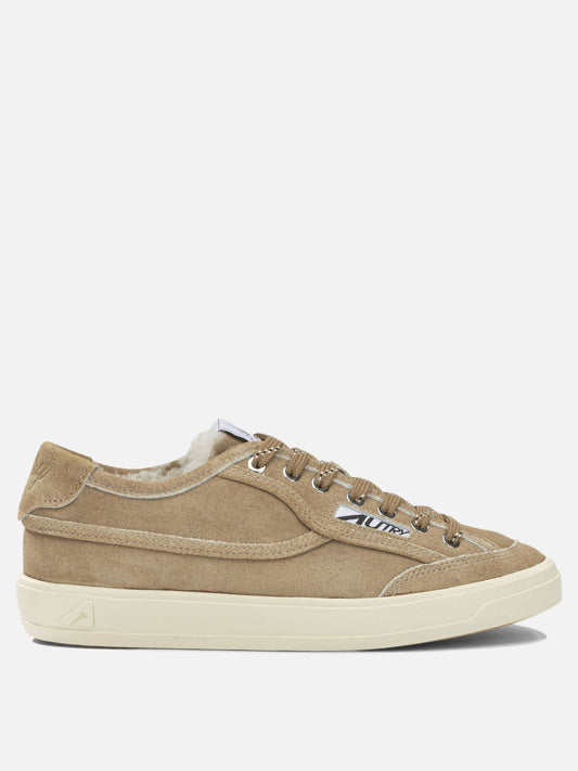 Autry "Windscape" Low-Top Sneakers Beige

